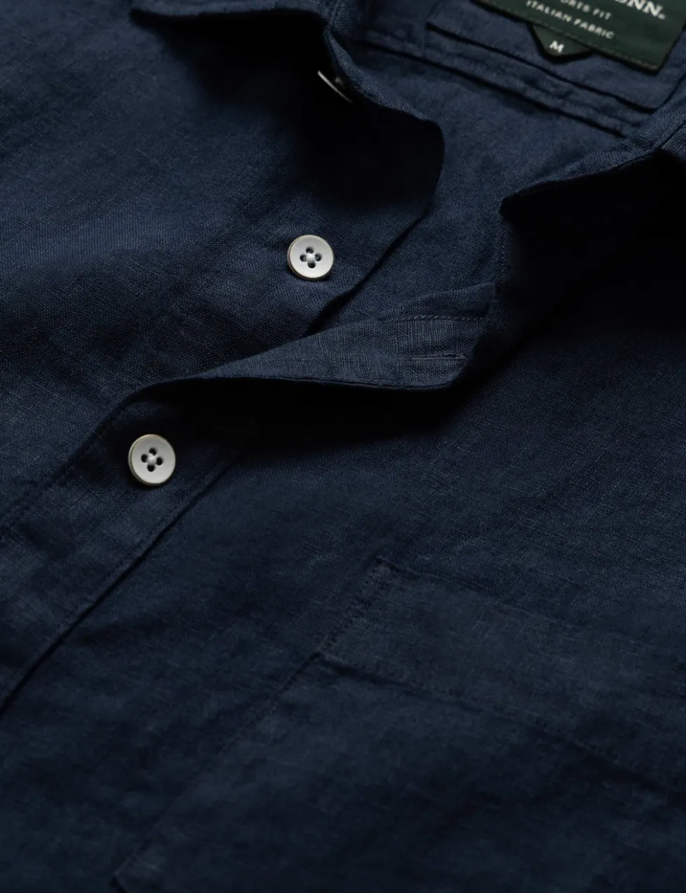Palm Beach Slim Fit Pure Linen Shirt