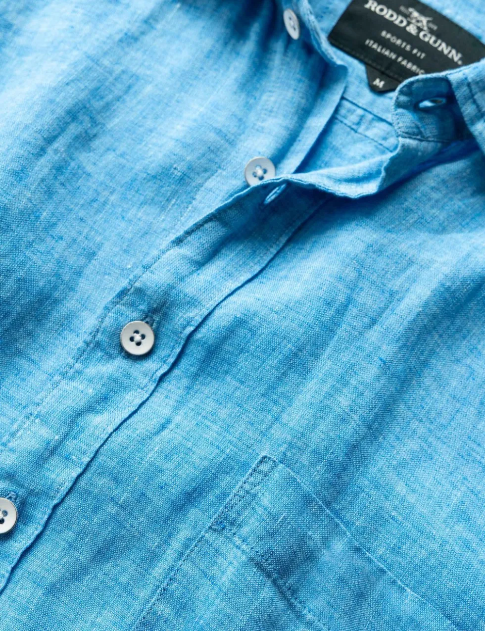 Palm Beach Slim Fit Pure Linen Shirt