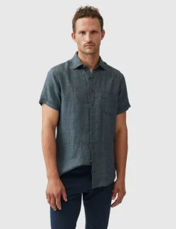 Palm Beach Slim Fit Pure Linen Shirt