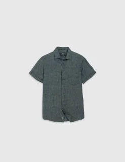 Palm Beach Slim Fit Pure Linen Shirt