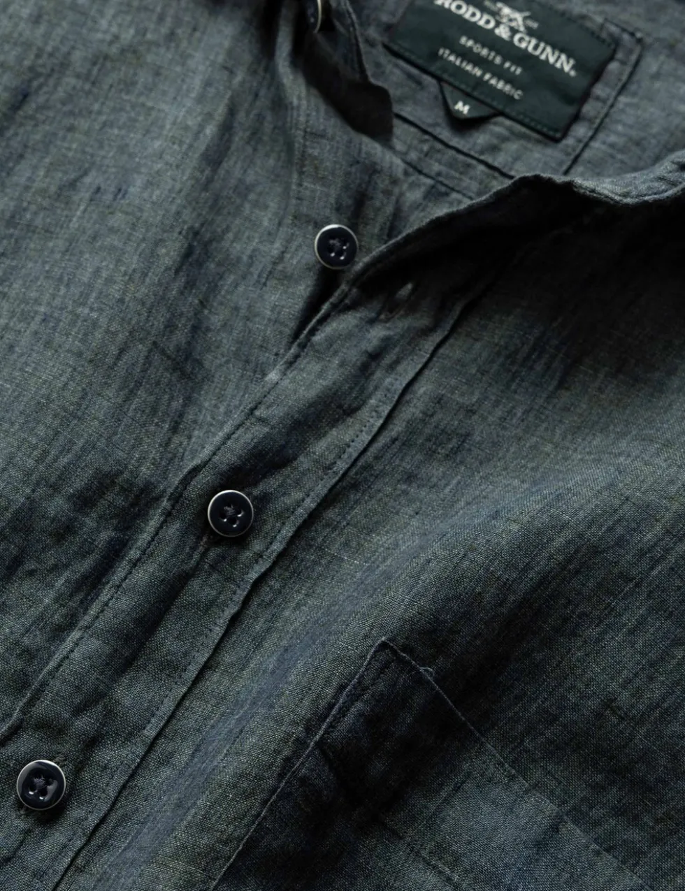 Palm Beach Slim Fit Pure Linen Shirt
