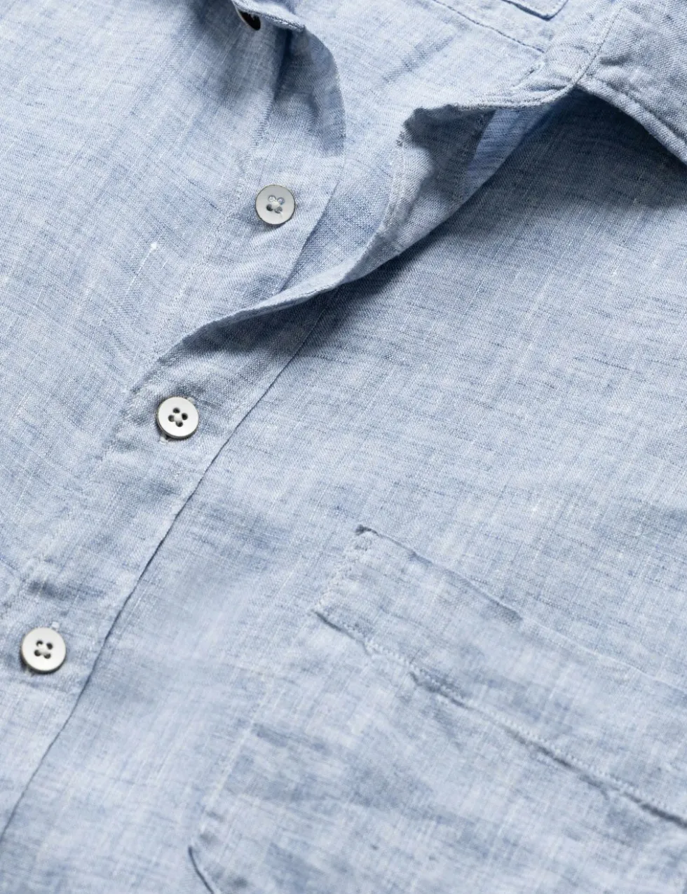 Palm Beach Slim Fit Pure Linen Shirt