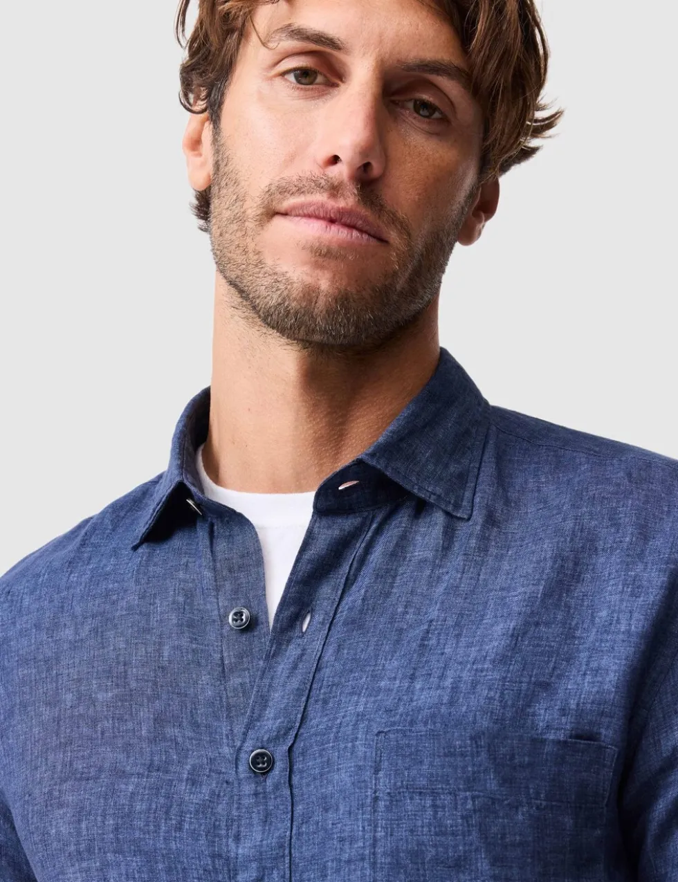 Palm Beach Slim Fit Pure Linen Shirt