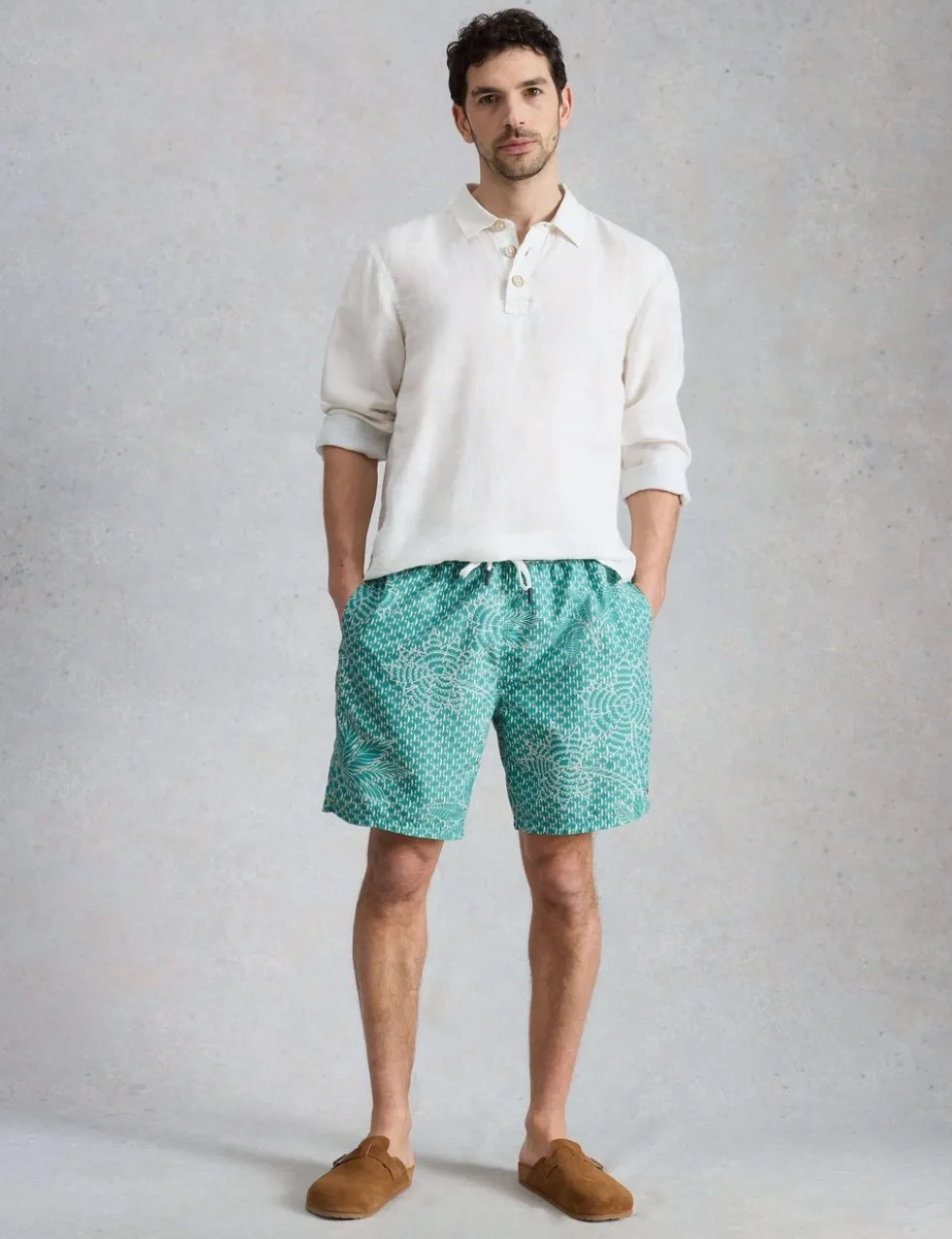 Palm Geo Swim Shorts