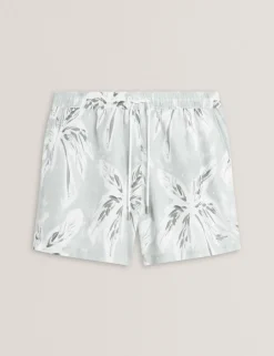 Palm Print Swim Shorts