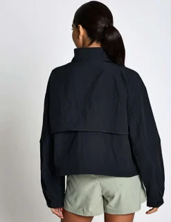 Paracutie⢠Zip Up Cropped Windbreaker Jacket