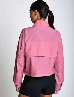 Paracutie⢠Zip Up Cropped Windbreaker Jacket