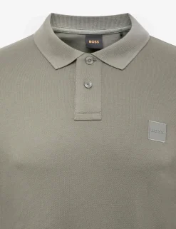 Passerby Cotton Rich Long Sleeve Polo Shirt