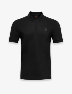 Passerzip Cotton Rich Half Zip Polo Shirt