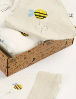 5pc Cotton Bee Gift Set (0-12 Mths)