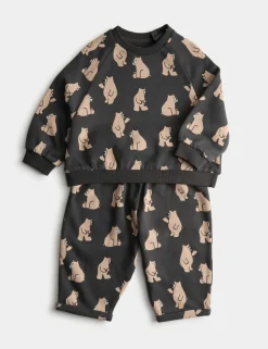2pc Bear Joggers Outfit (0-3 Yrs)