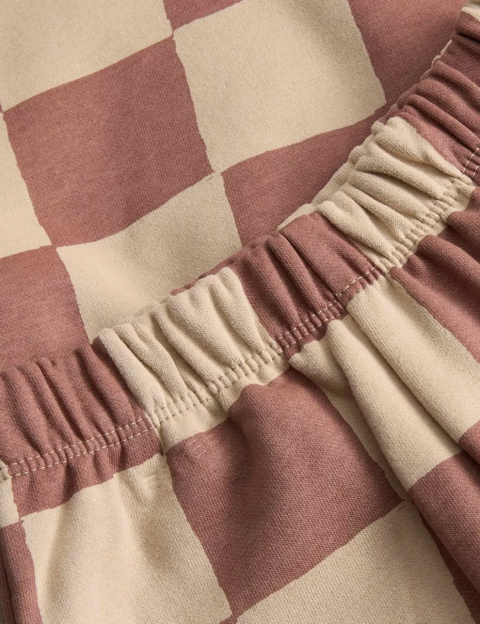 2pc Checked Sweatshirt & Joggers Outfit (0-6 Yrs)