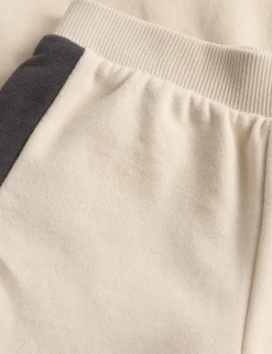 2pc Cotton Rich Colour Block Tracksuit (0-6 Yrs)