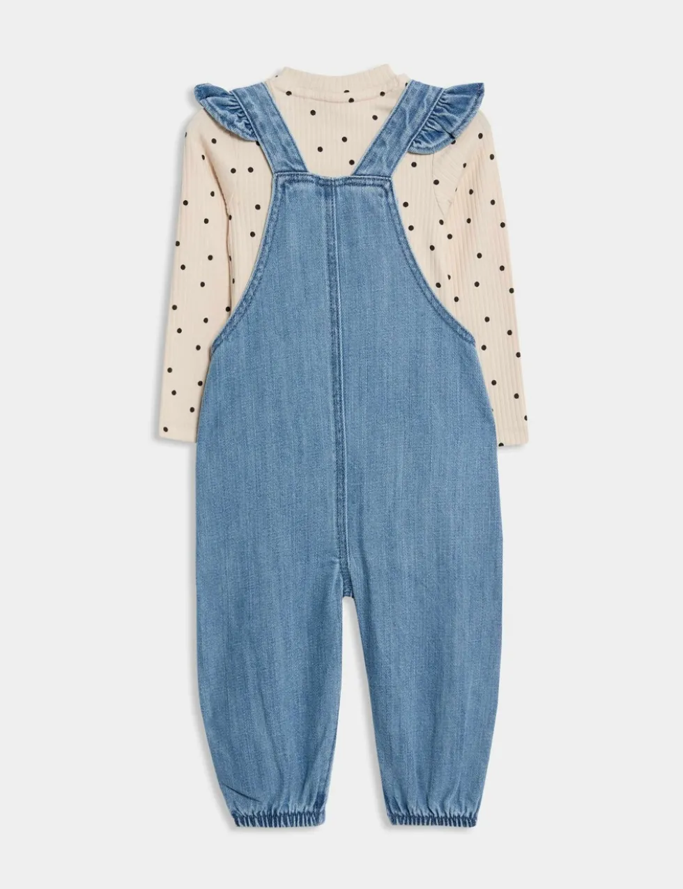 2pc Cotton Rich Dungaree Outfit (0 Mths - 3 Yrs)