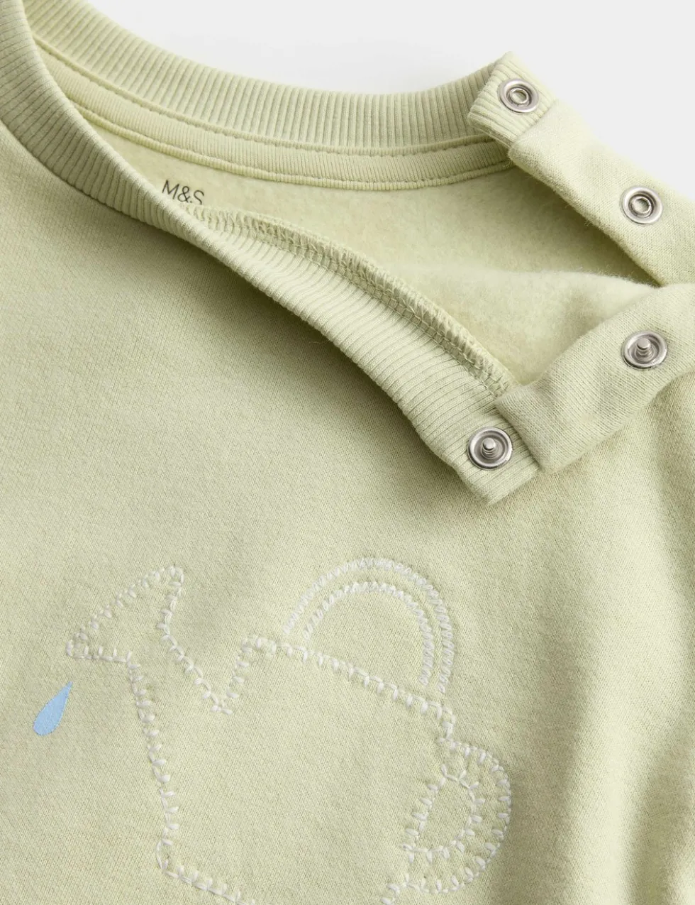 2pc Cotton Rich Embroidered Sweat Outfit (0-3 Yrs)