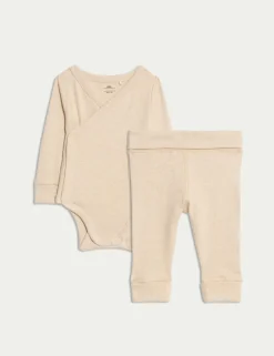 2pc Cotton Rich Grow with Me Outfit (0-3 Yrs)