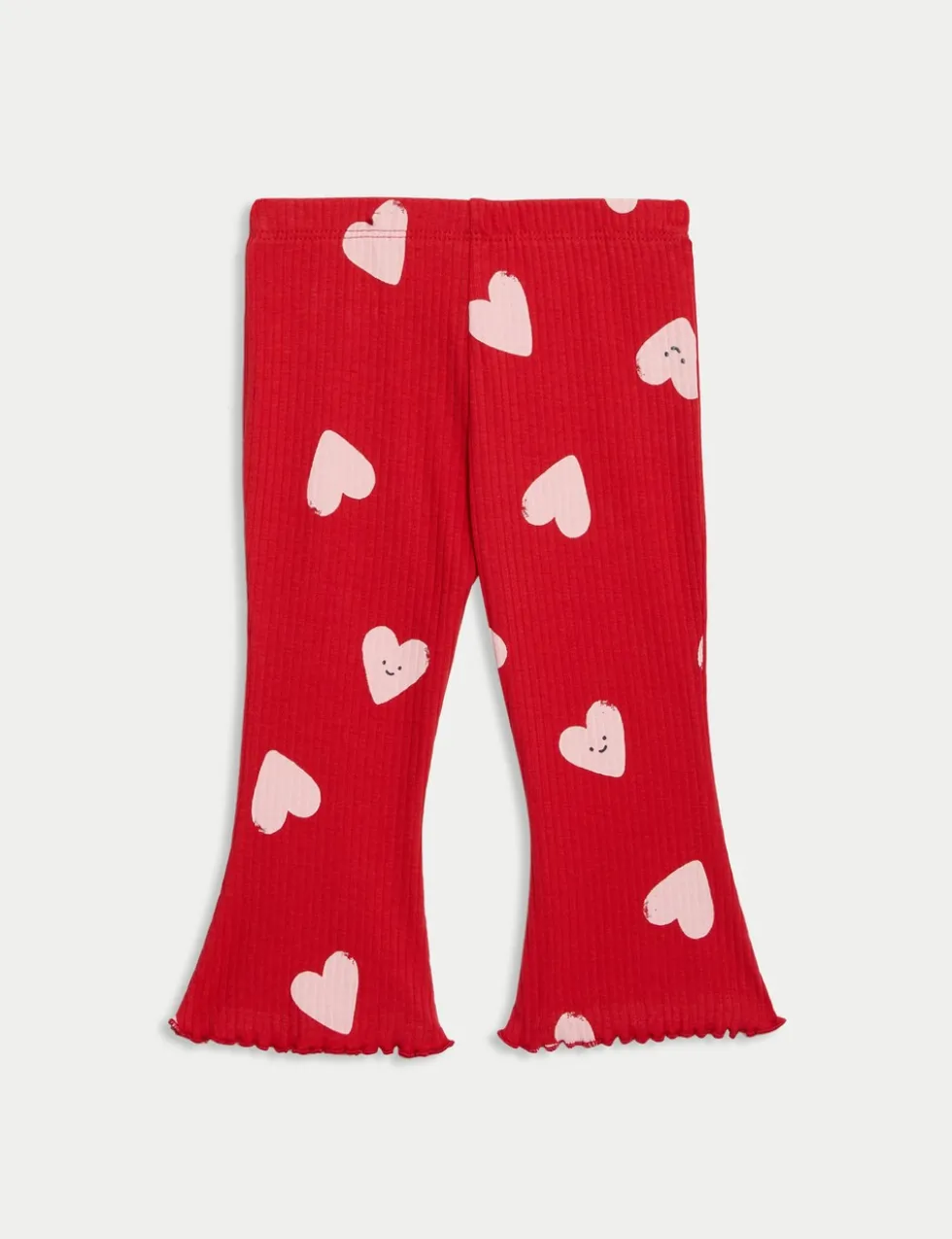 2pc Cotton Rich Heart Top & Bottom Outfit (0-6 Yrs)
