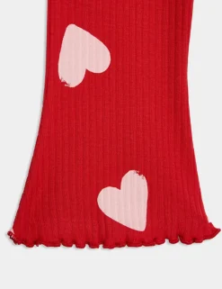 2pc Cotton Rich Heart Top & Bottom Outfit (0-6 Yrs)