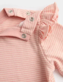2pc Cotton Rich Jersey Dungarees with Top (0-3 Yrs)