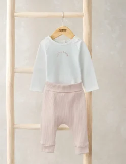 2pc Cotton Rich Print Bodysuit & Leggings Set (0-9 Mths)