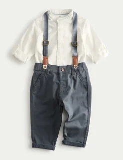 3pc Cotton Rich Top & Bottom Outfit (0-36 Mths)
