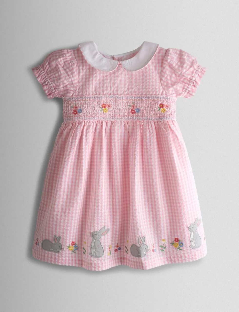 2pc Gingham Smocked Dress Set (0 Mths-5 Yrs)