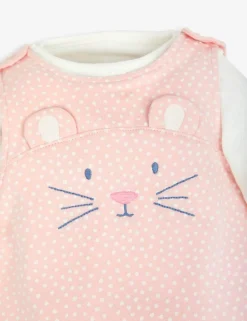 2pc Pure Cotton Mouse Outfit (0-18 Mths)
