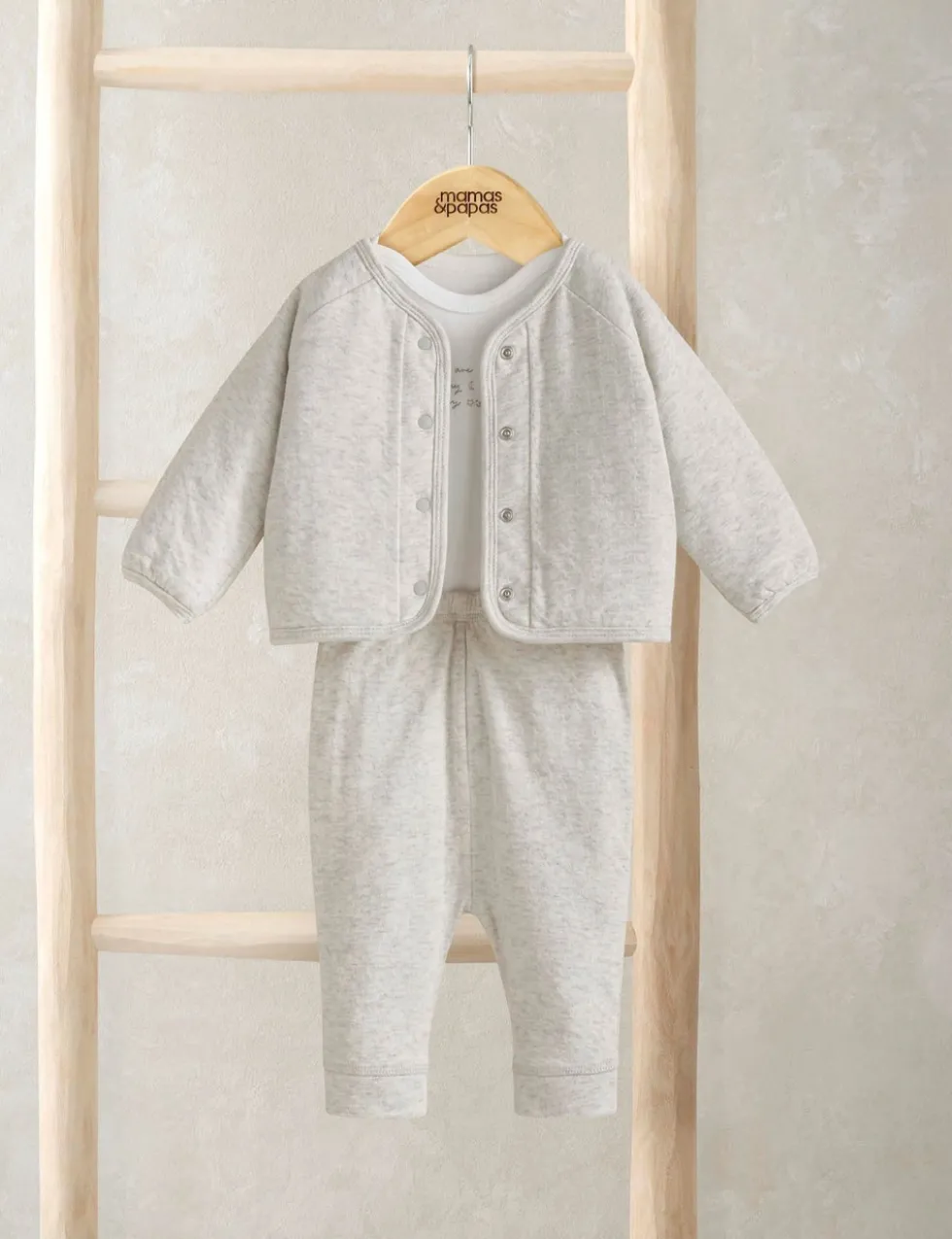 3pc Pure Cotton Outfit (0-9 Mths)