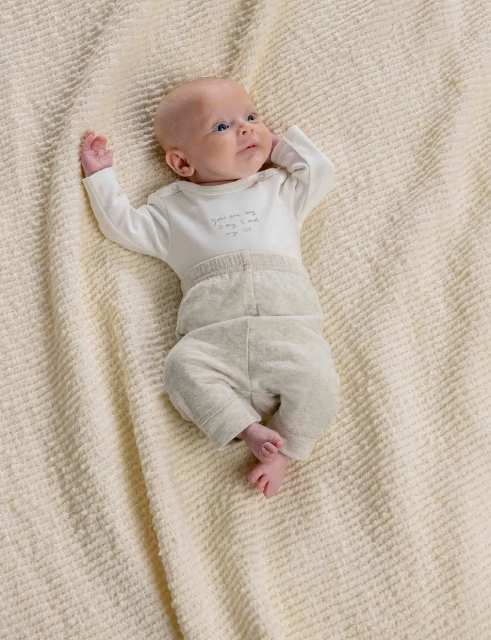 3pc Pure Cotton Outfit (0-9 Mths)