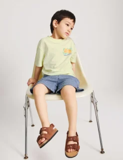 2pc Pure Cotton T-Shirt And Shorts Outfit (2-8 Yrs)