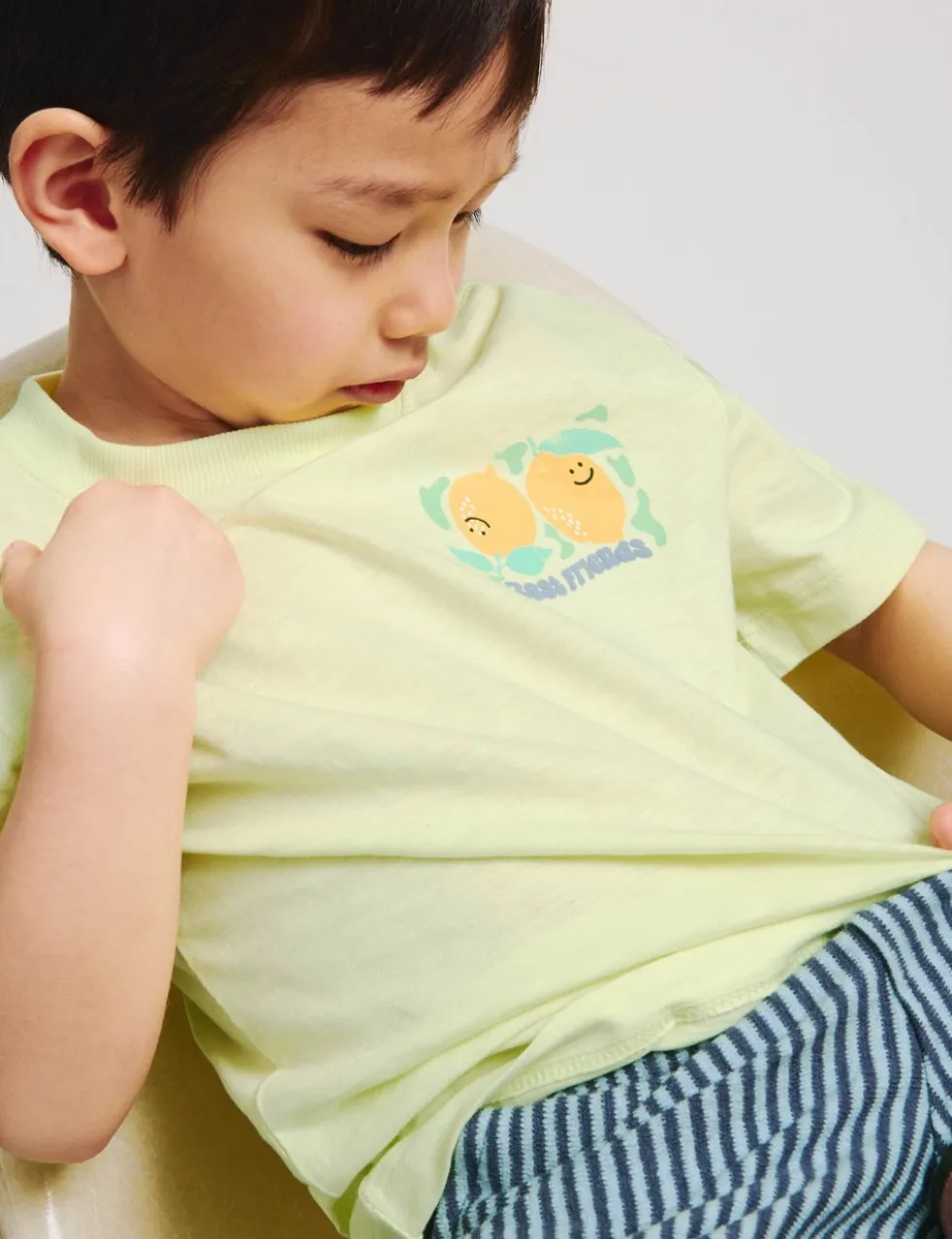 2pc Pure Cotton T-Shirt And Shorts Outfit (2-8 Yrs)