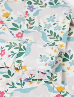 2pc Pure Cotton Unicorn Print Gift Set (0-12 Mths)