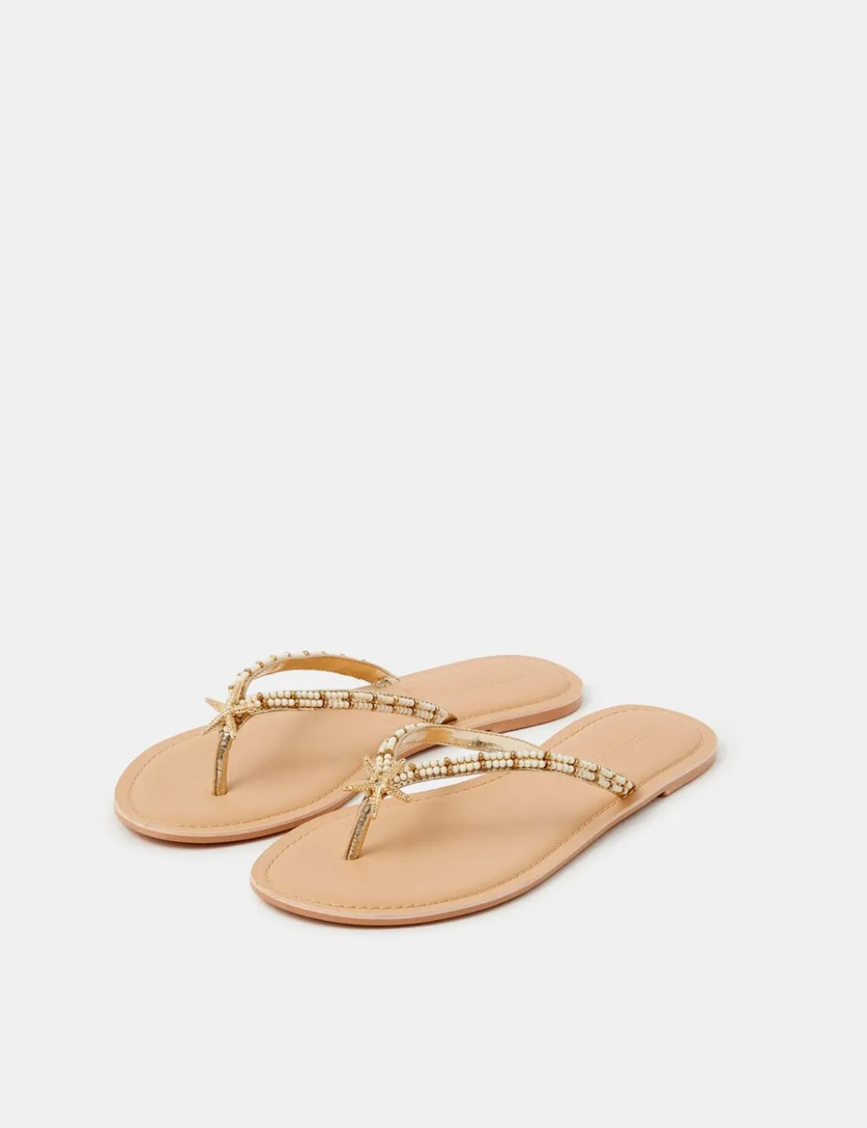 Pearl Starfish Flip Flops