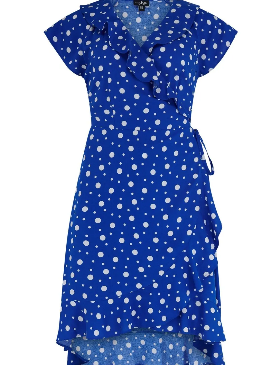 Penny Frill Wrap Woven Beach Dress