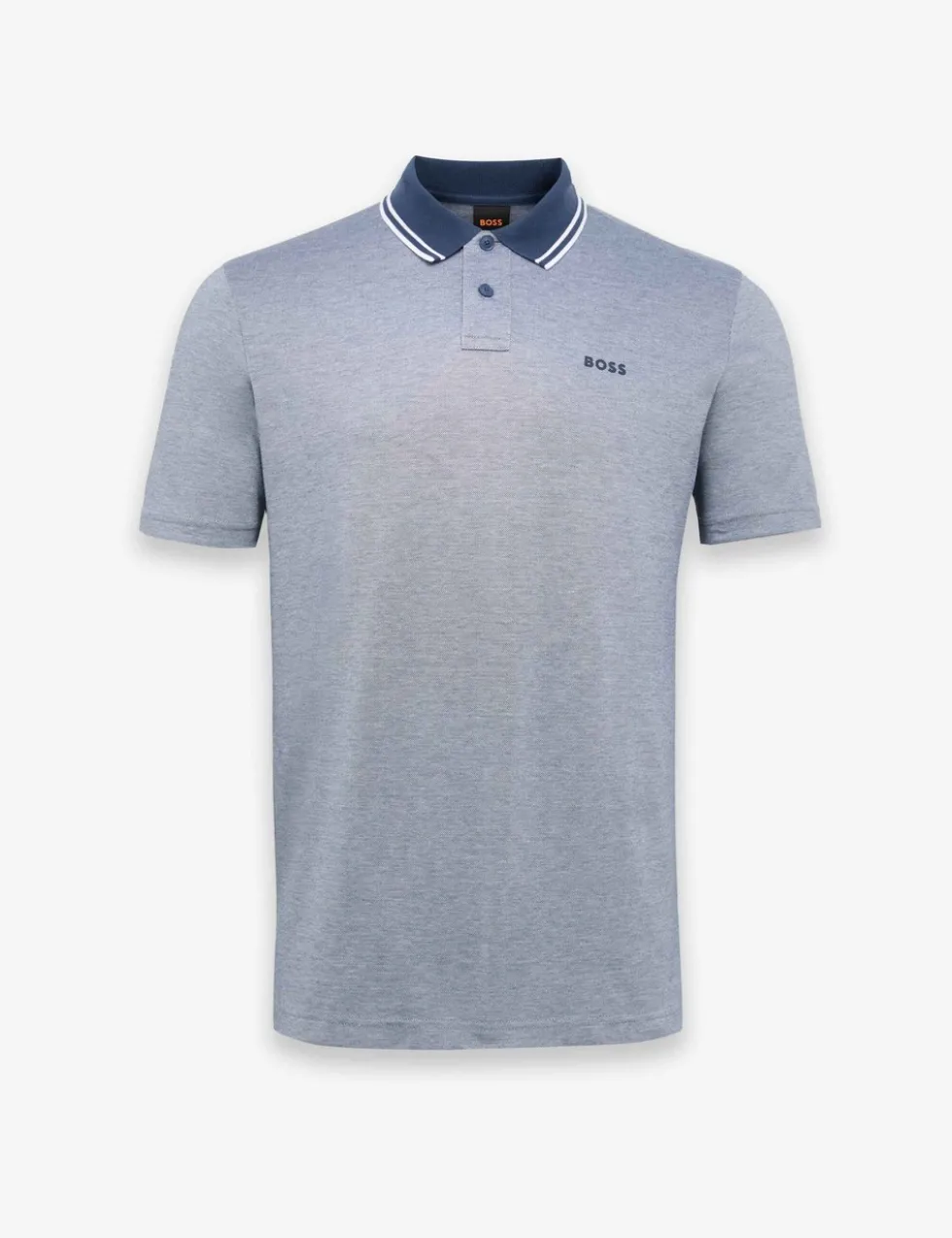 PeoxfordNew Pure Cotton Pique Tipped Collar Polo Shirt