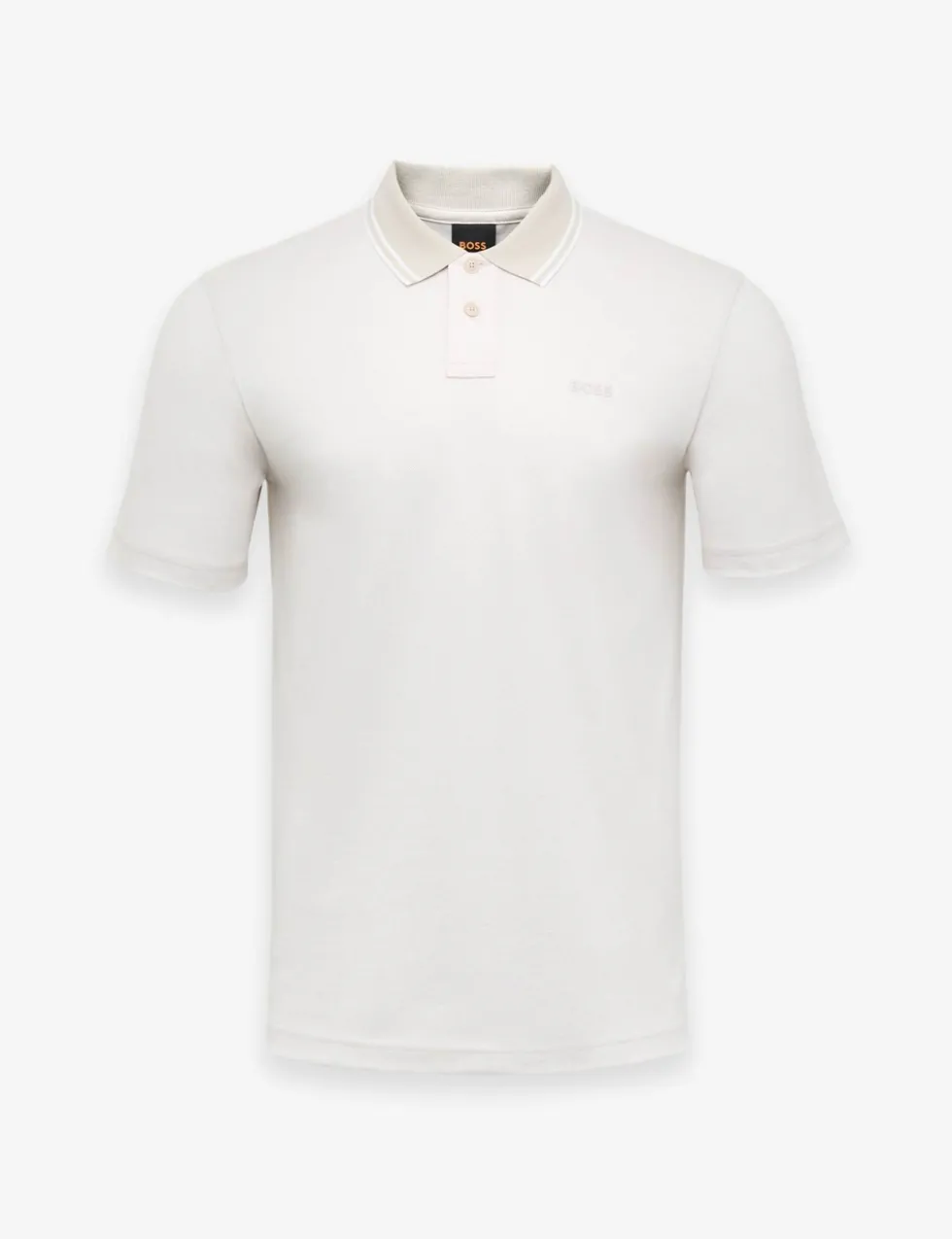 PeoxfordNew Pure Cotton Pique Tipped Collar Polo Shirt