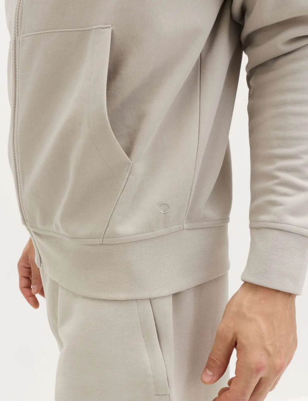 Performance Jersey Zip through Hooded Jacket