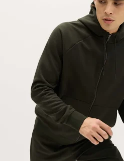 Performance Jersey Zip through Hooded Jacket