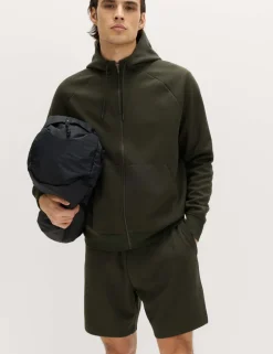 Performance Jersey Zip through Hooded Jacket