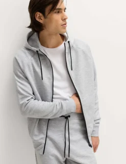 Performance Jersey Zip through Hooded Jacket