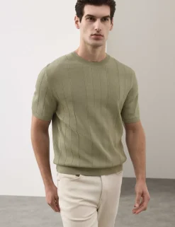 Performance Mercerised Cotton Knitted T-Shirt