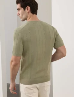 Performance Mercerised Cotton Knitted T-Shirt