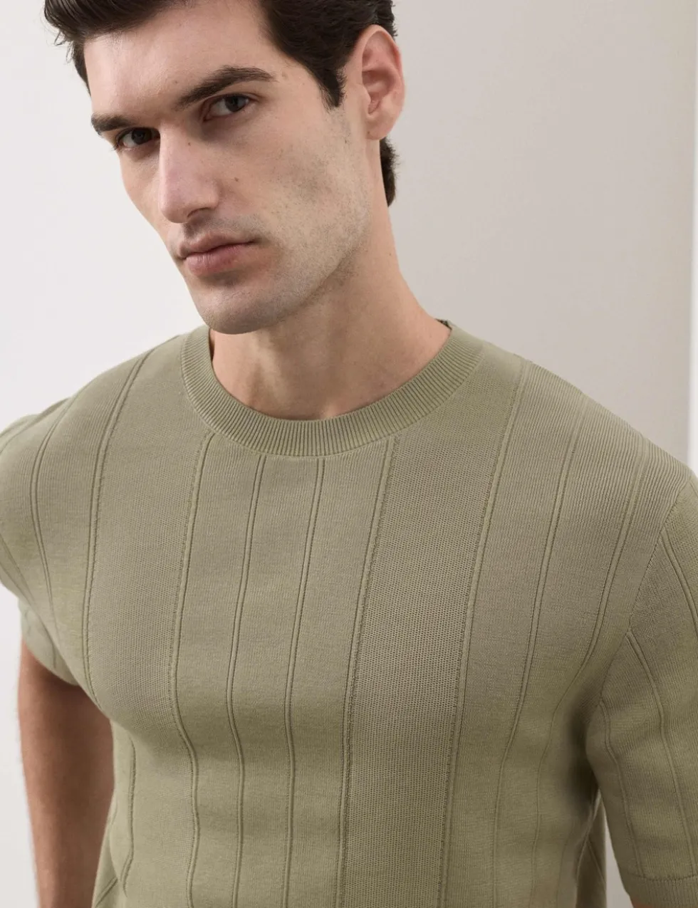 Performance Mercerised Cotton Knitted T-Shirt