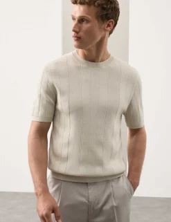 Performance Mercerised Cotton Knitted T-Shirt