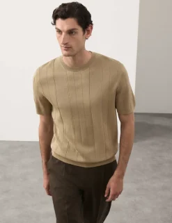 Performance Mercerised Cotton Knitted T-Shirt