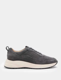 Performance Suede Lace up Trainers