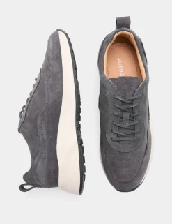 Performance Suede Lace up Trainers