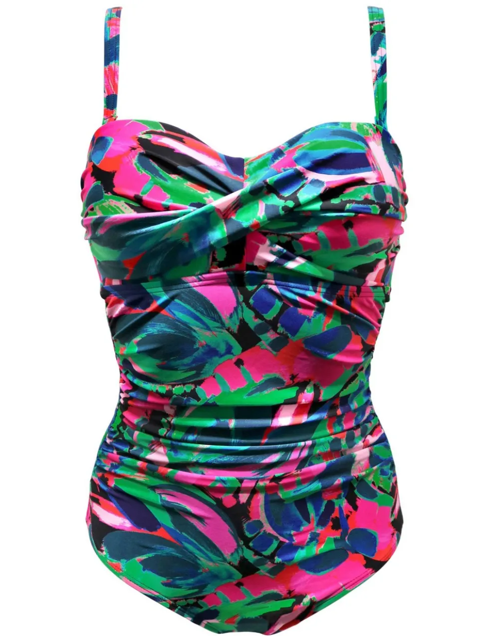Petite Santa Monica Tummy Control Bandeau Swimsuit