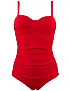Petite Santa Monica Tummy Control Strapless Swimsuit