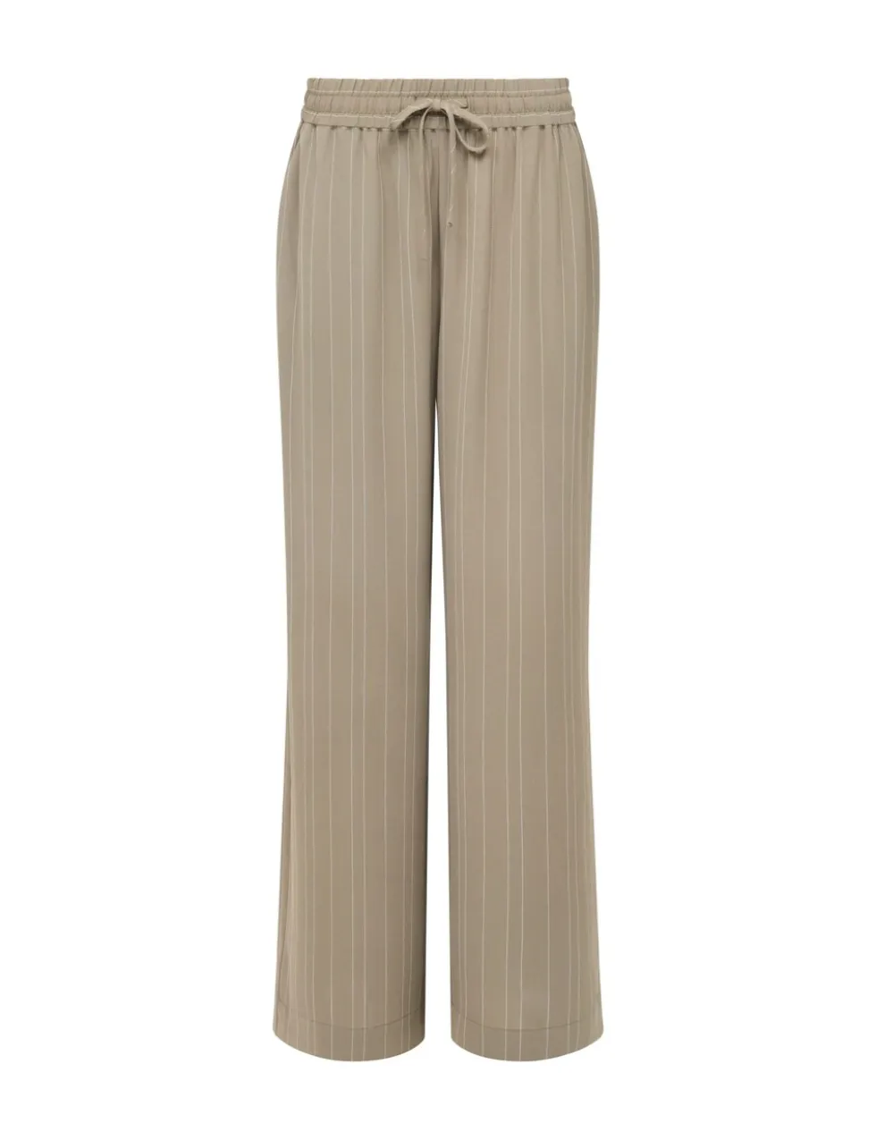 Pinstripe Wide Leg Trousers